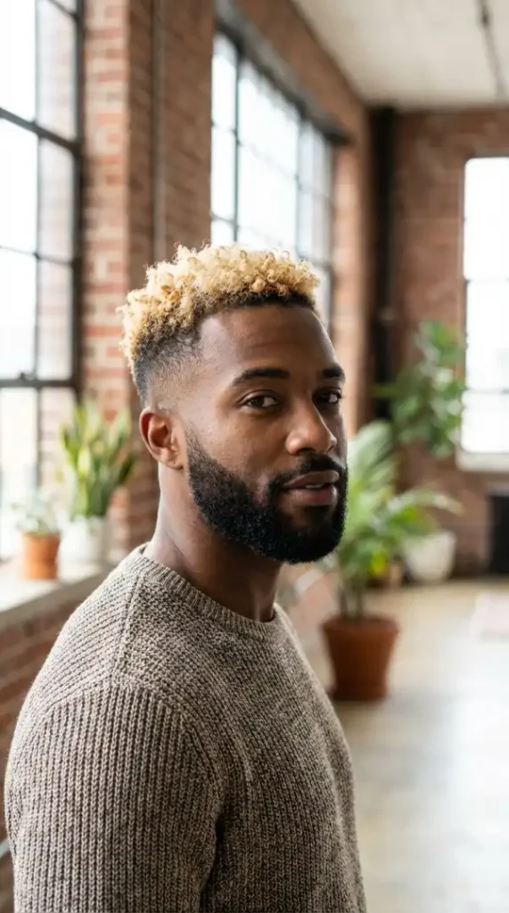 Blonde Curls Beard Vibes