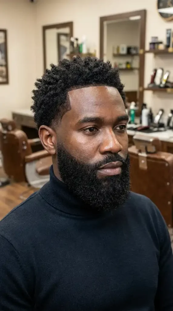 Sharp Curls Bold Beard