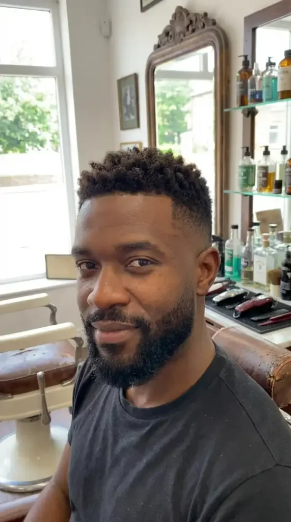 Textured Curls Sharp Style