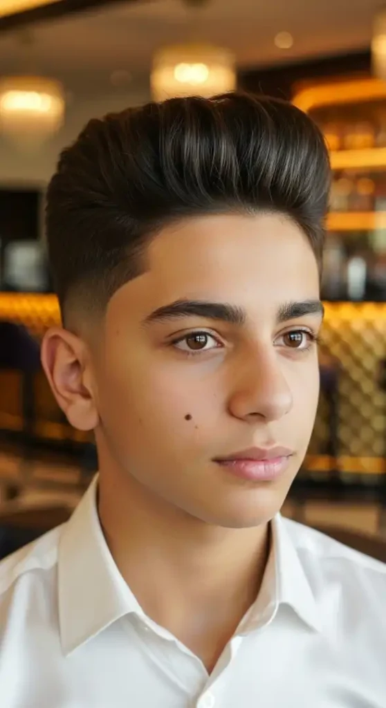 The Mediterranean Tapered Quiff