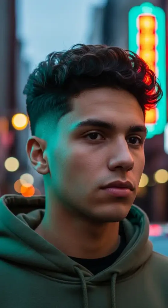 The Messy Caesar for Natural Texture (Hispanic Influence)