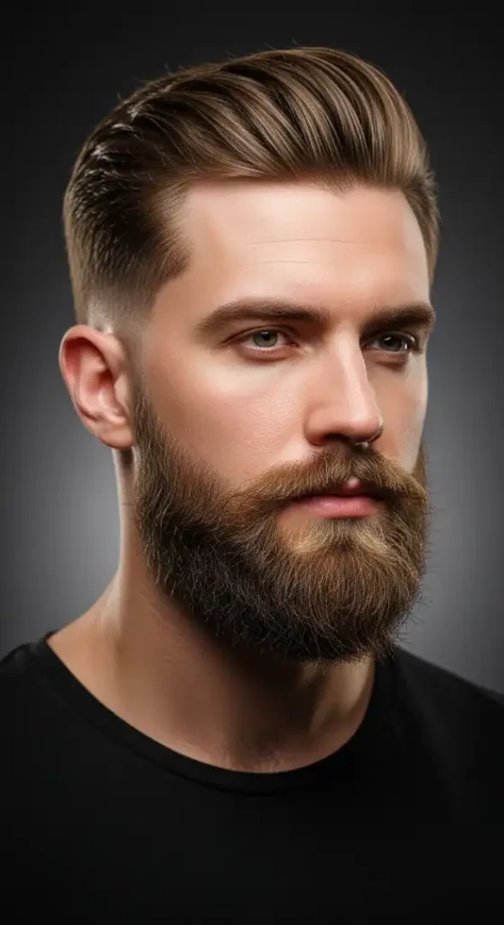 Sharp Line-Up Beard Fade