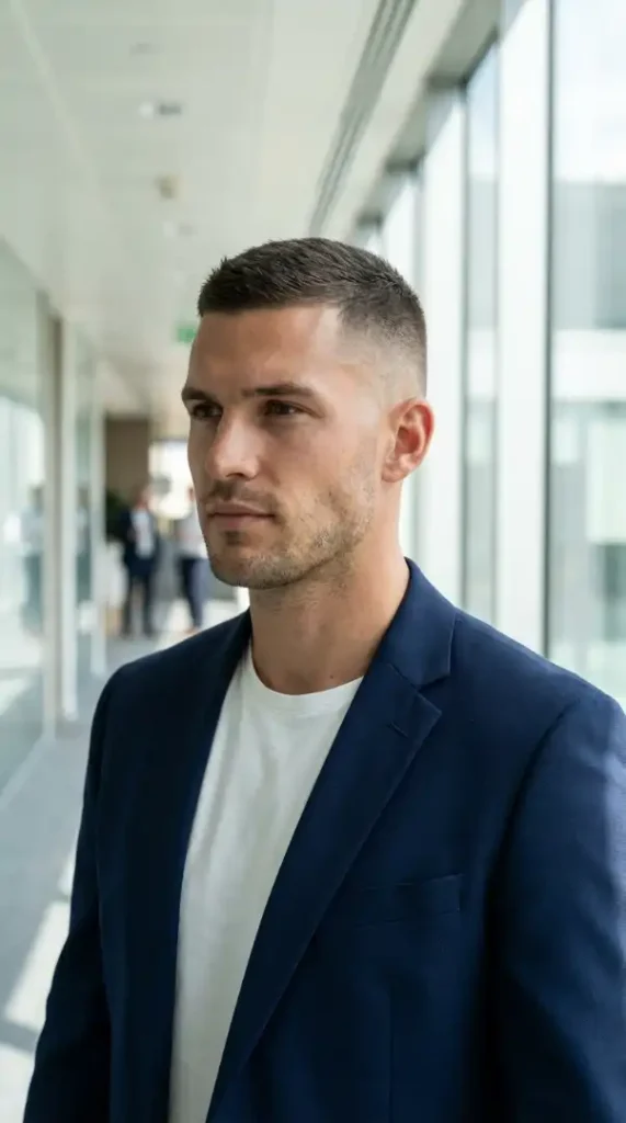 Classic Low Fade Crew Cut