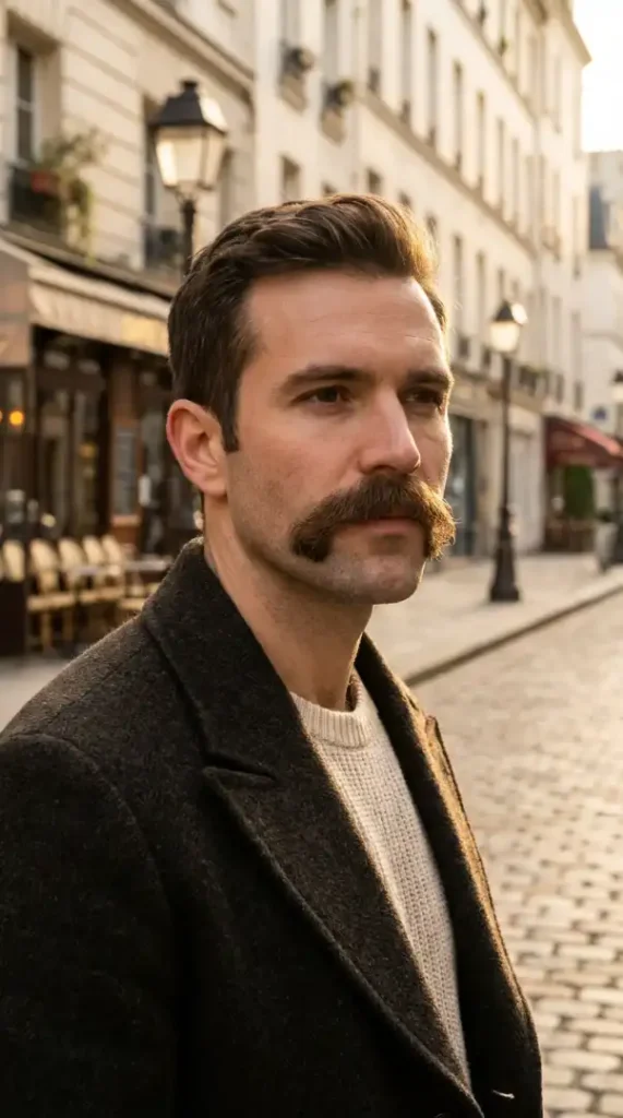 The Vintage-Inspired Full Mustache