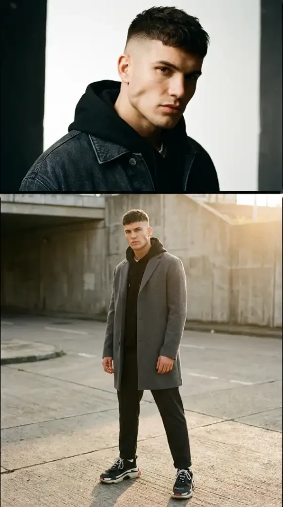 High Skin Fade with Short Top