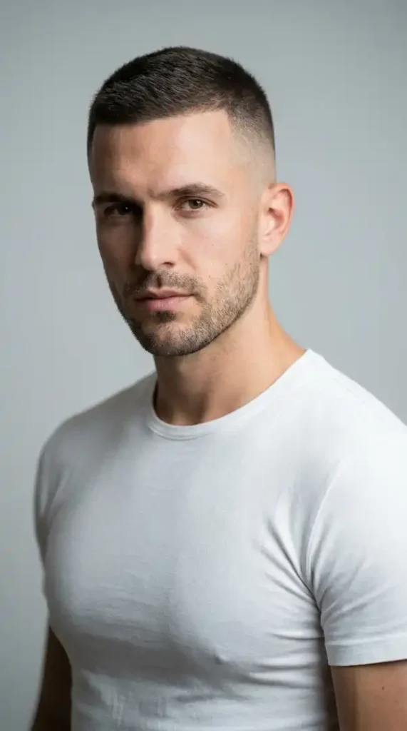 Minimalist Military Crew Cut