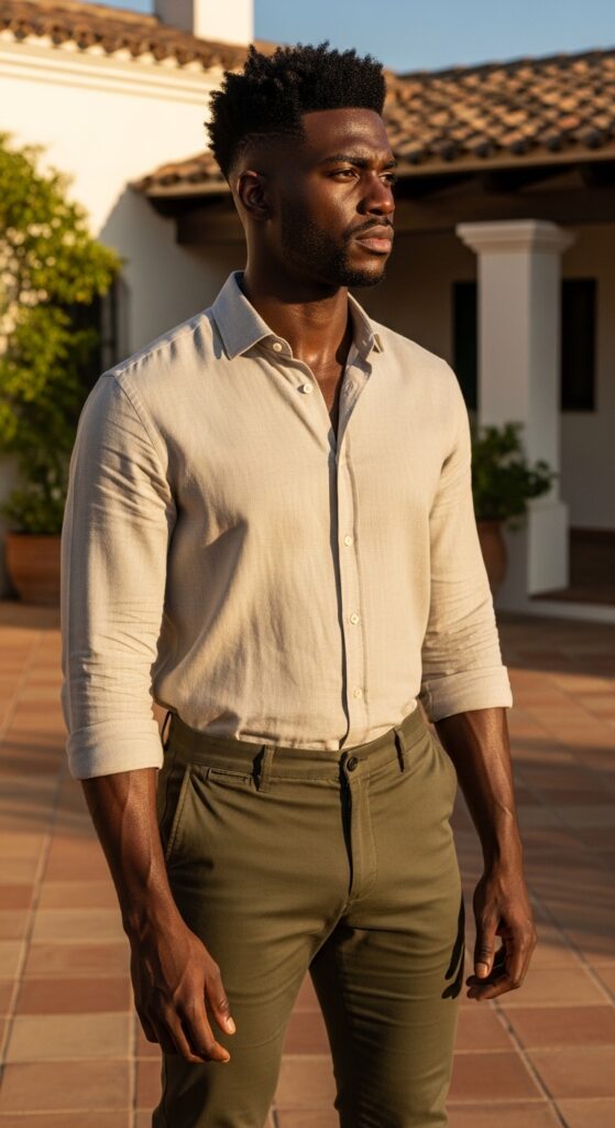 The "Heritage Taper" (Low Drop Fade)