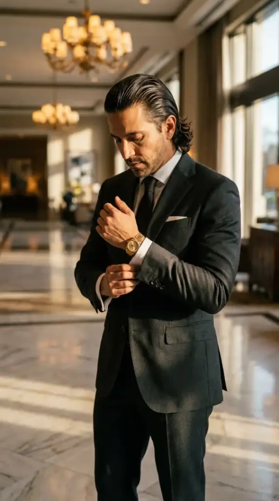 The Latino "Slicked Back" Gala Mane