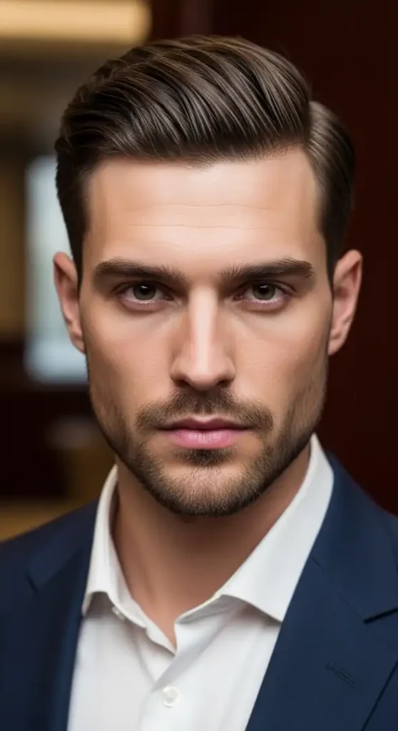 The Ivy League Crew Cut with Side-Swept Texture