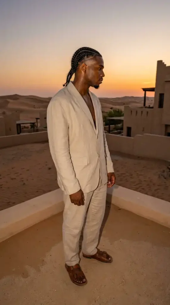  The "Nomad" Braided Top with Low Skin Taper