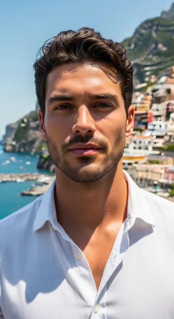 The Amalfi Coast Stubble (The "Sun-Kissed" Look)