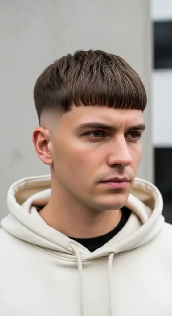 The Modern French Crop with Blunt Fringe