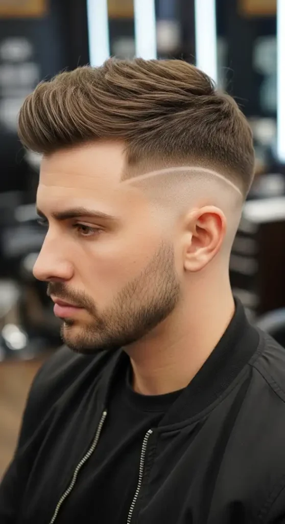 The Textured Buzz Cut with High Skin Fade