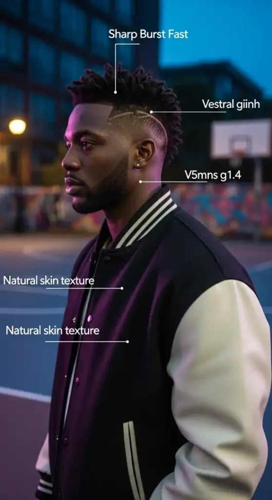 The Midnight Burst Mohawk (Afro-American Aesthetic)