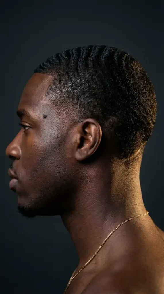 The "Midnight Silk" Short Waves with Nape Drop

















