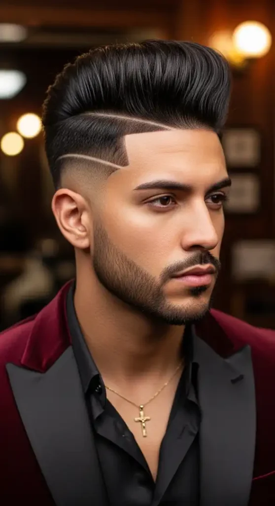 The Obsidian Ridge Pompadour (Latino Aesthetic)