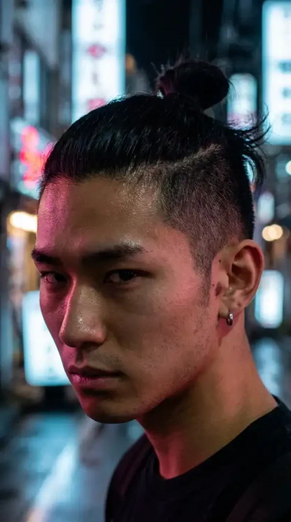 The Samurai Top-Knot Fade