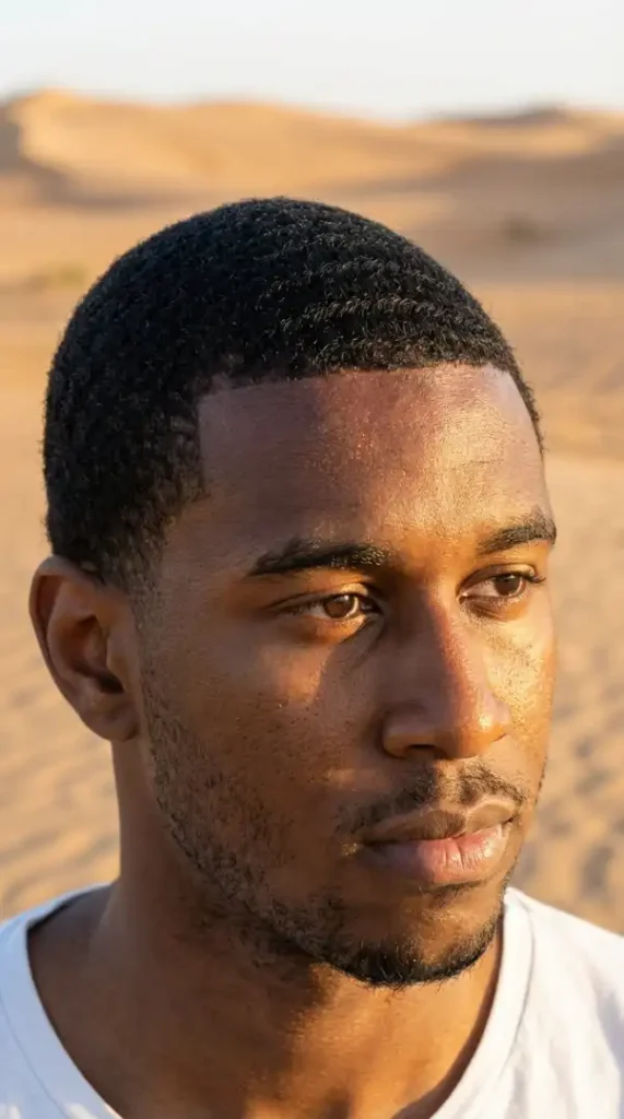 The "Sahara Gold" Afro-Caesar