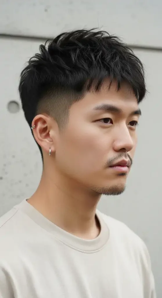 The Mid Fade with Textured Crop & Designer Stubble