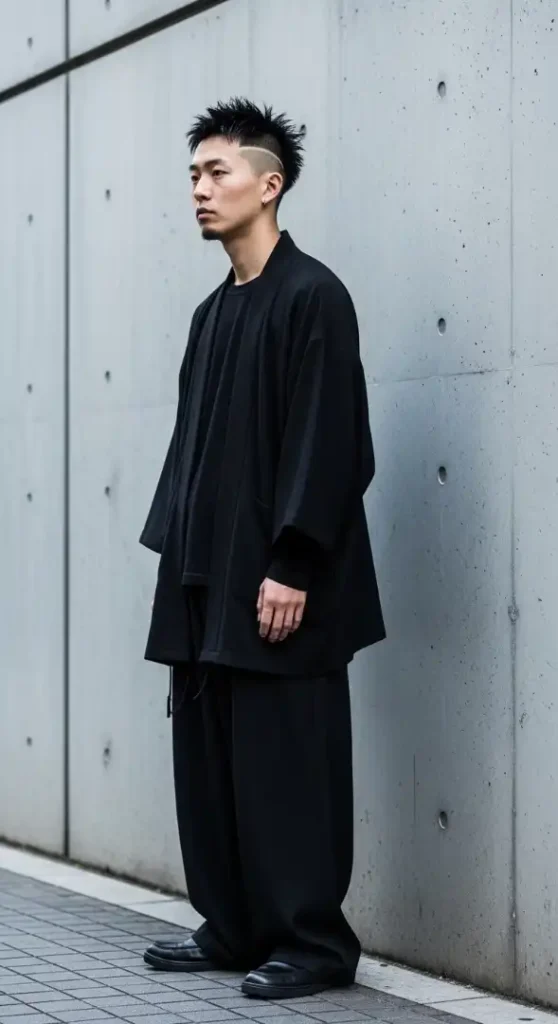 The Obsidian Razor Crop (Asian Aesthetic)