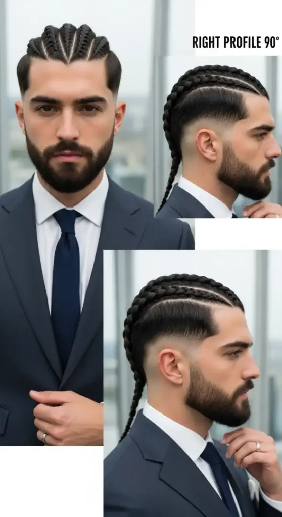 The Executive French Braid Taper