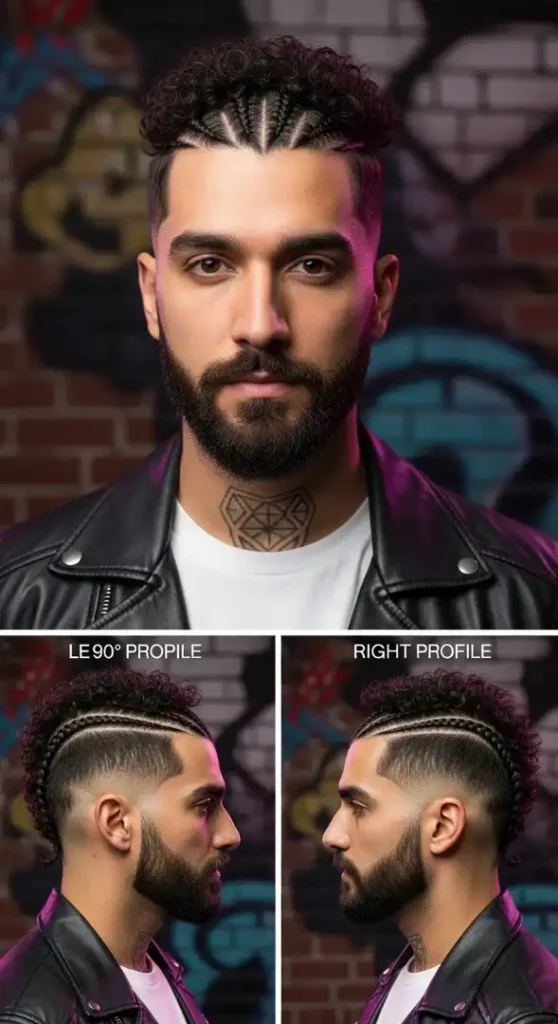  The Street King Cornrow Fade