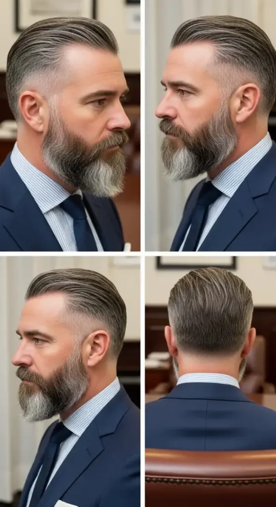The Executive Fade Mullet