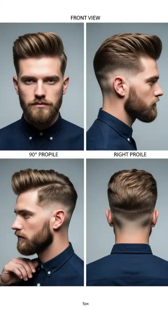 The Voluminous Quiff Fade