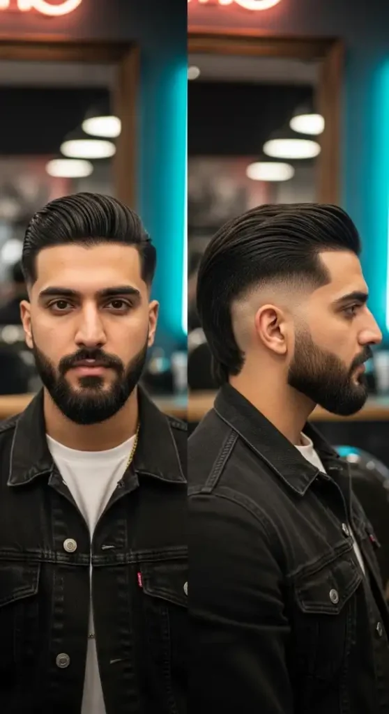 The Sharp Temple Taper Mullet