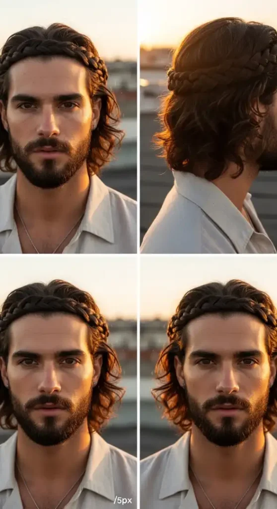 The Nordic Warrior Braid Crown