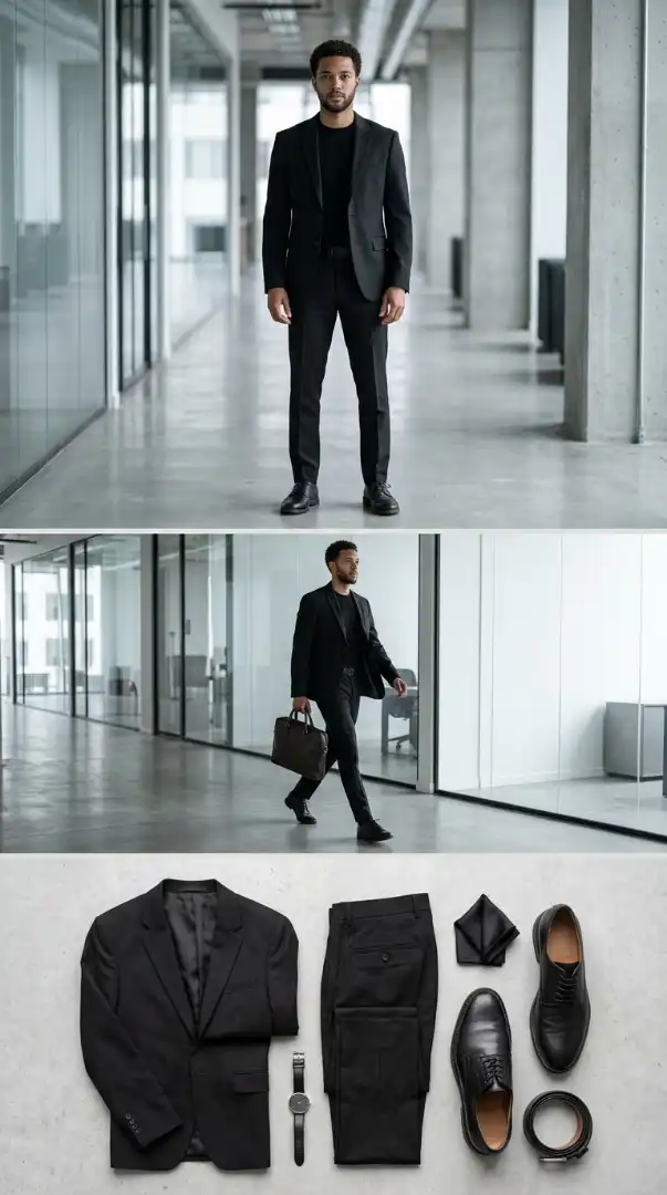 5 Monochrome Suit Outfits for the Modern Executive Man