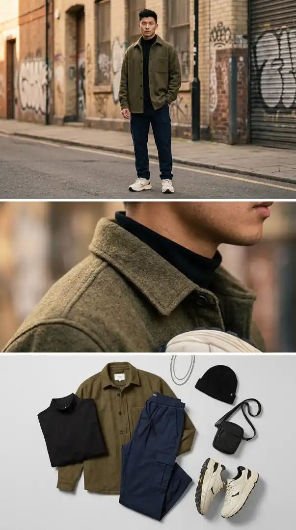 5 Layered Streetwear Looks for Cool Weather Outfits Every Man Can Wear