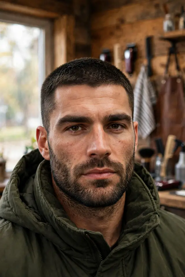 Heavy Stubble - beard styles for men look 2