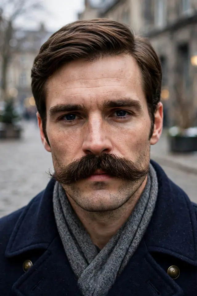 The Beardstache - beard styles for men look 3