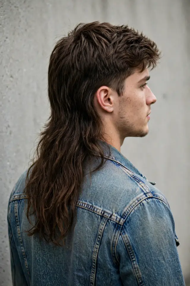 The Modern Long Mullet - long hair men look 11