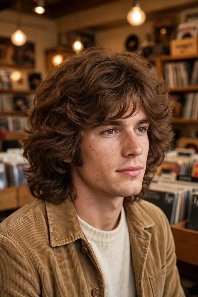 The Long 70s Mop - shag haircut men look 15