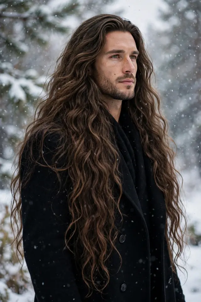 The Finale: The Winter Mane - long hairstyles for men look 20