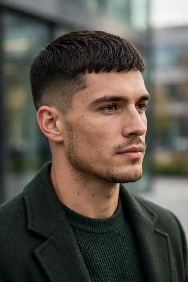 The Caesar Crop - winter haircuts for men look 7